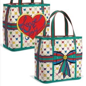 Brighton Retired Holiday Love & Joy Canvas Tote (Tom Clancy)